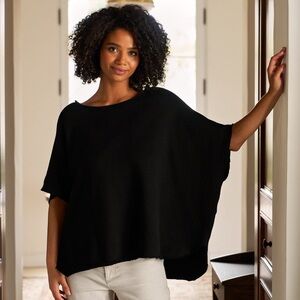 Frank & Eileen Olive Original Capelet Triple Fleece Black